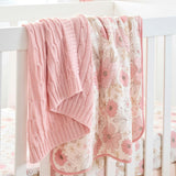 QUINN Reversible Light Weight Quilted Baby Blanket