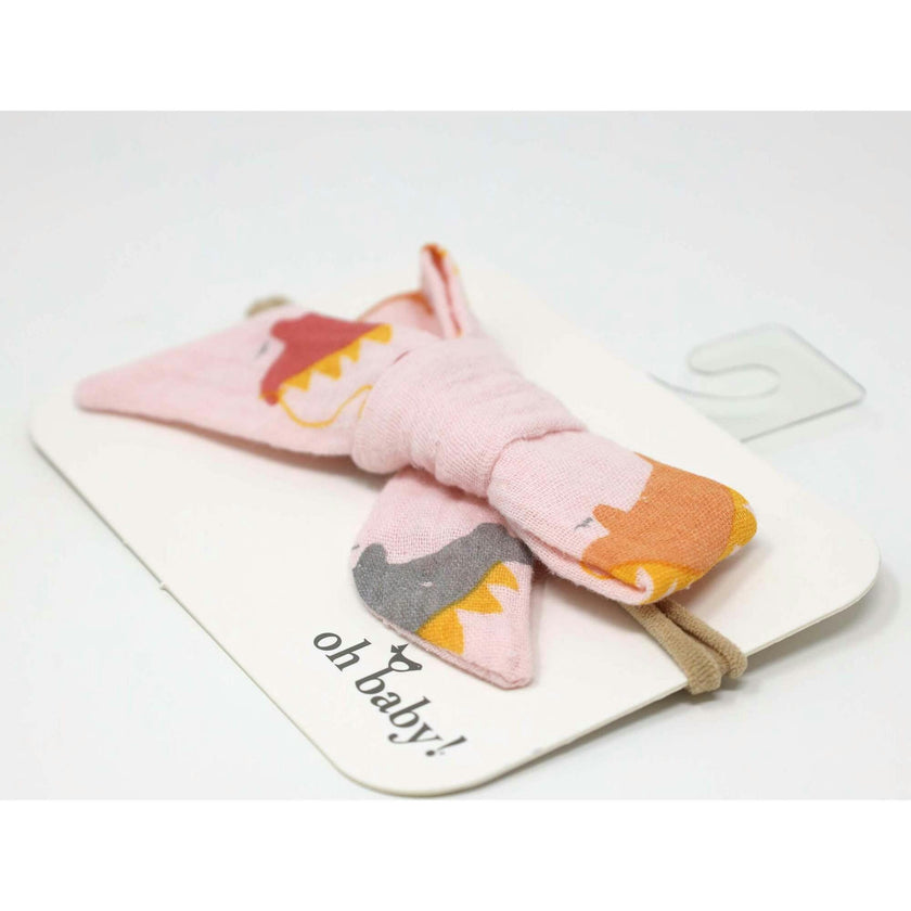 Stegosaurus Party Schoolgirl Bow Nylon Headband