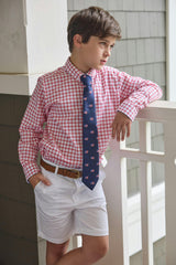 Button Down Shirt - Red Windowpane