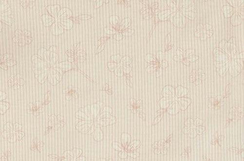 Ribbed Floral Wrap Footie