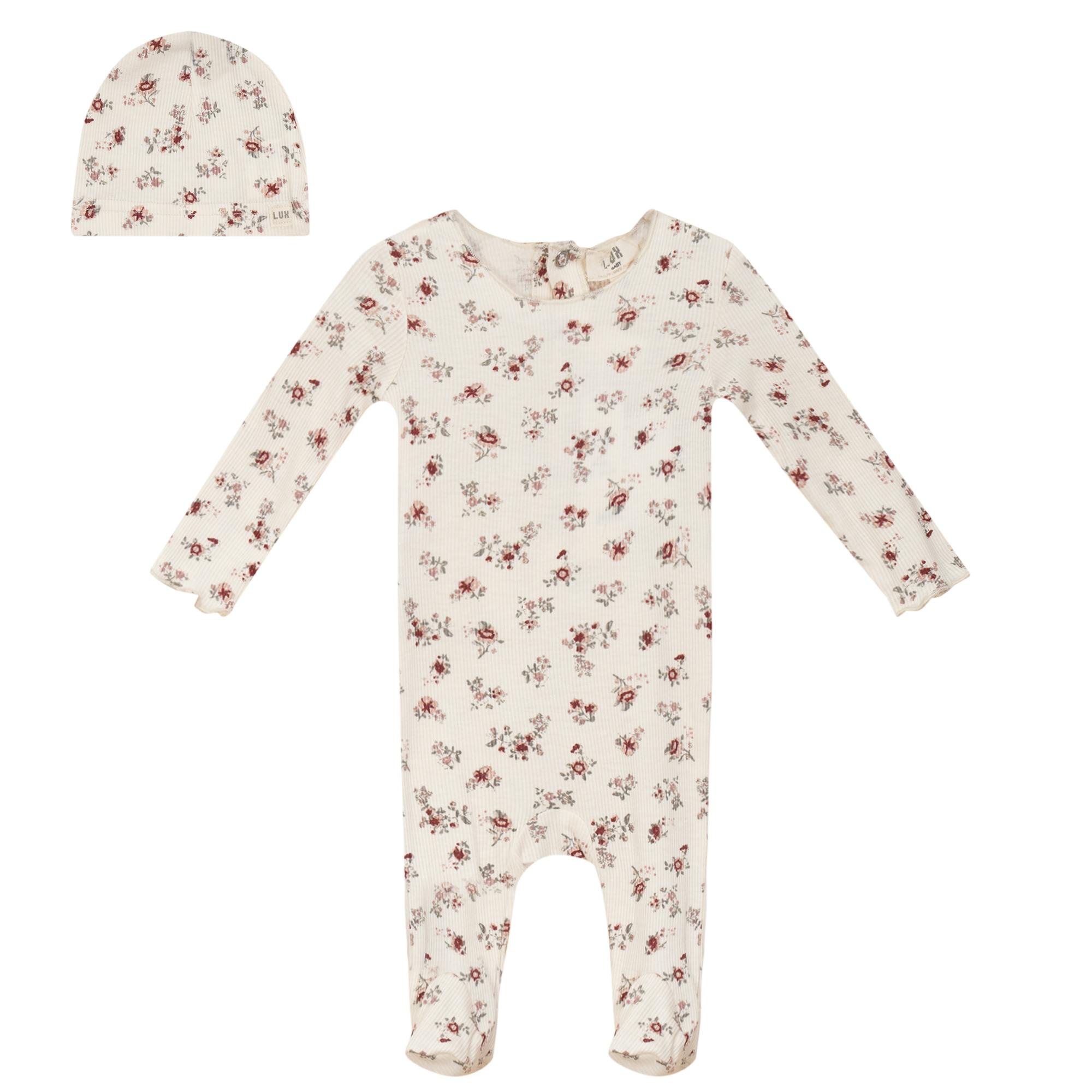 Floral Dream Onesie and Hat