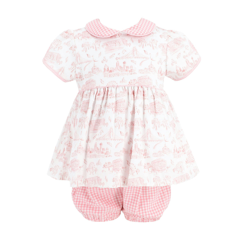 Emery Girl Set - Dallas Print