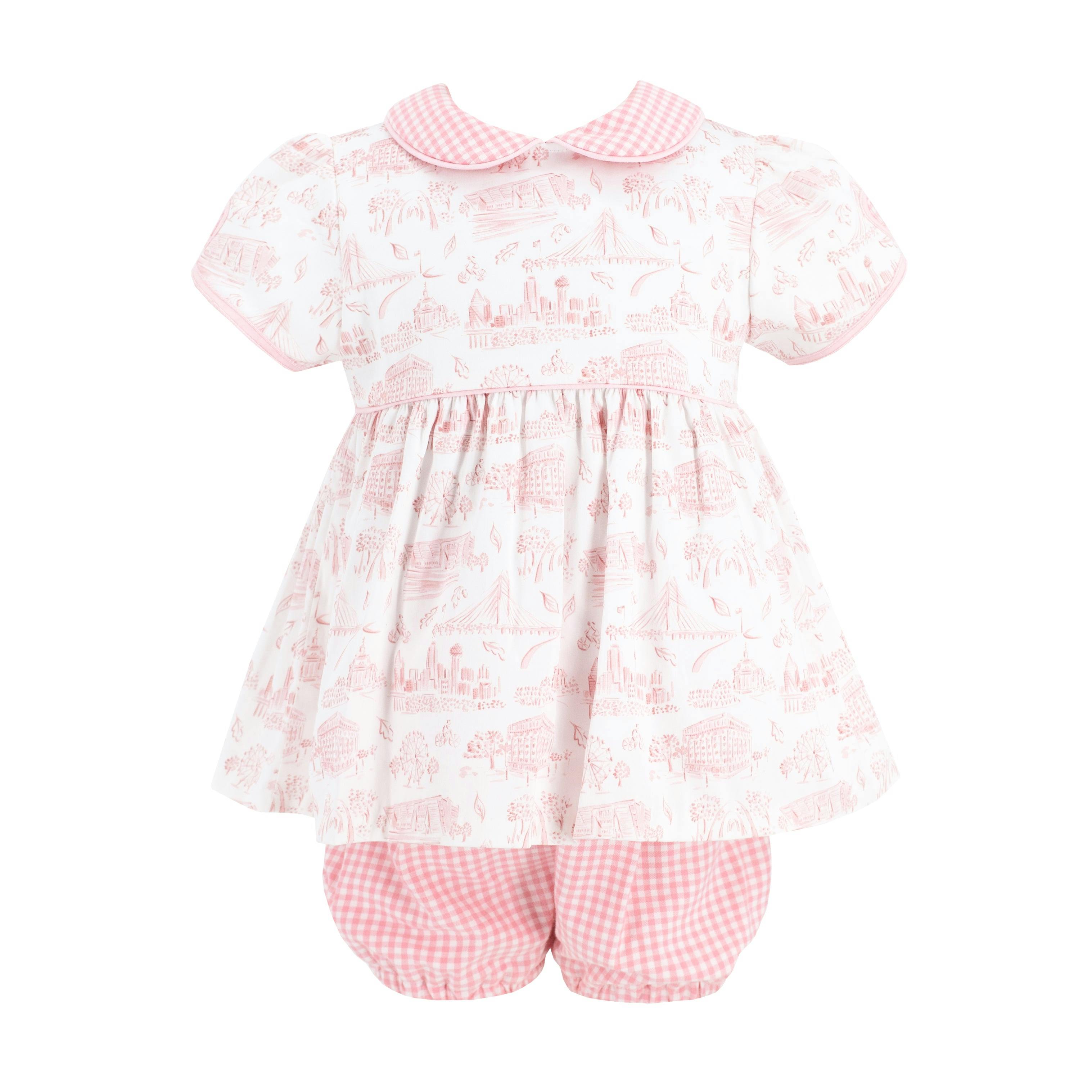 Emery Girl Set - Dallas Print