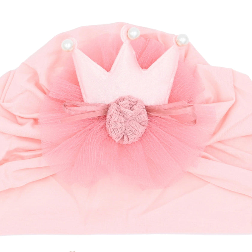 Crown & Bow Baby Hat Gift Set