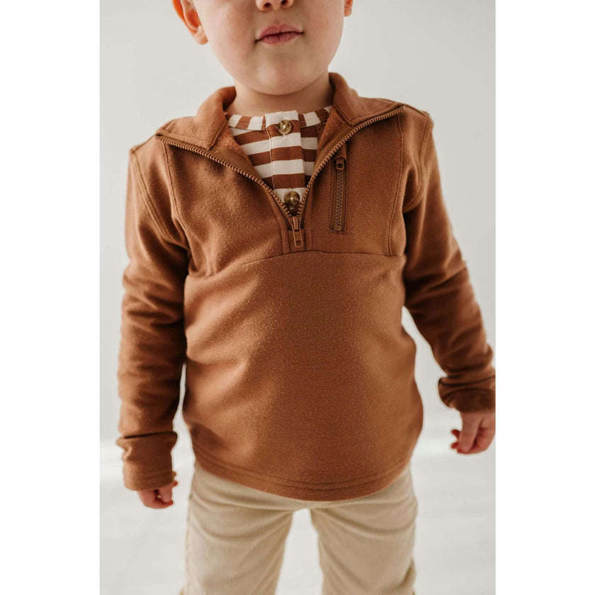 Boy's Long Sleeve Henley Shirt