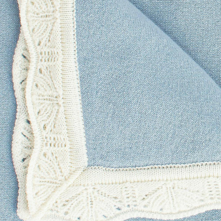 Cashmere Blanket in Blue