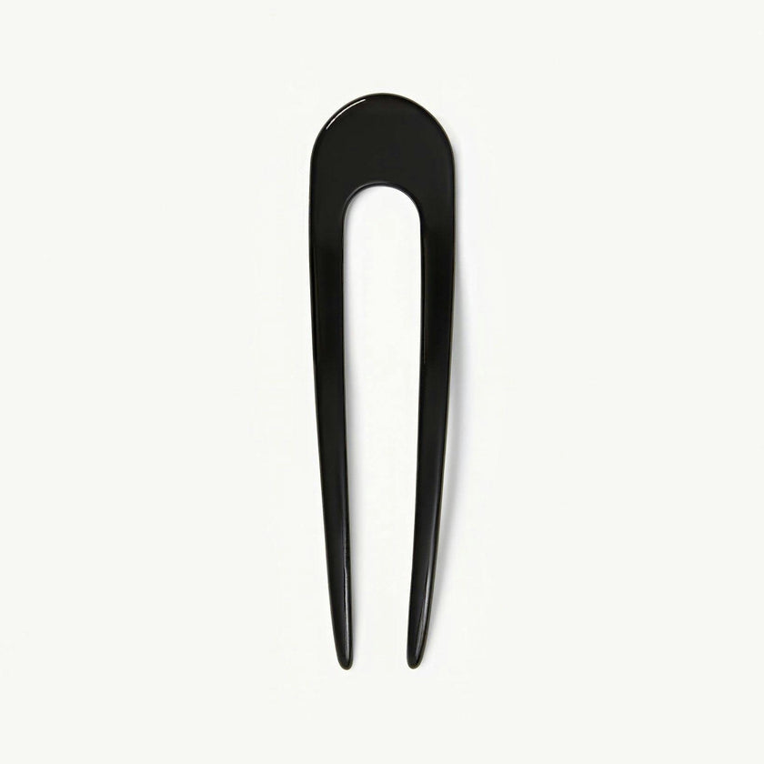 French Hair Pin in Black