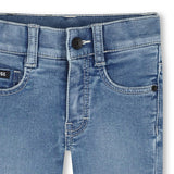 Double Stone Classic Straight-Leg Denim Jeans
