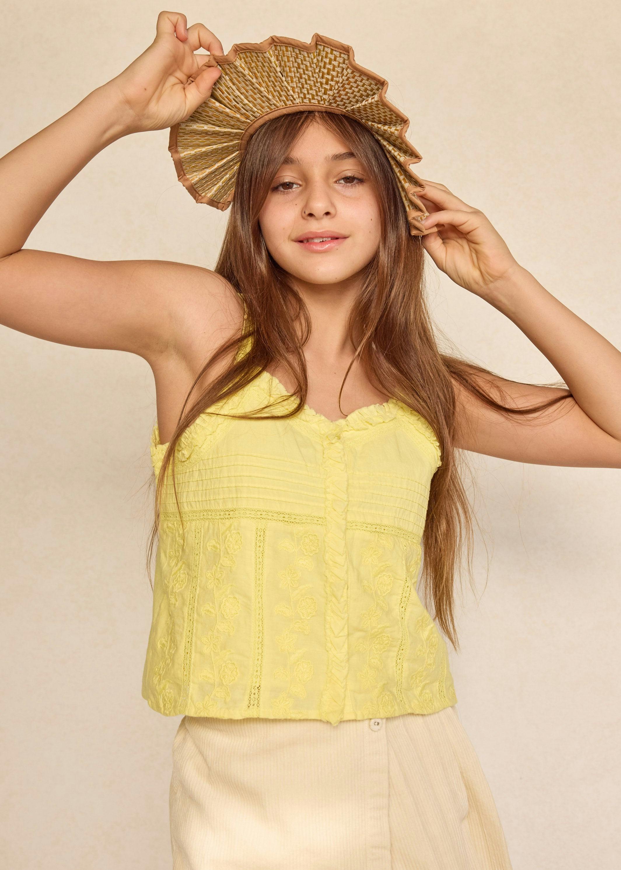 In the Sunshine Cabana Child Sun Visor