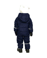 Baby Cloud One Piece Snowsuit Adapted For Car Seats Dark Blue