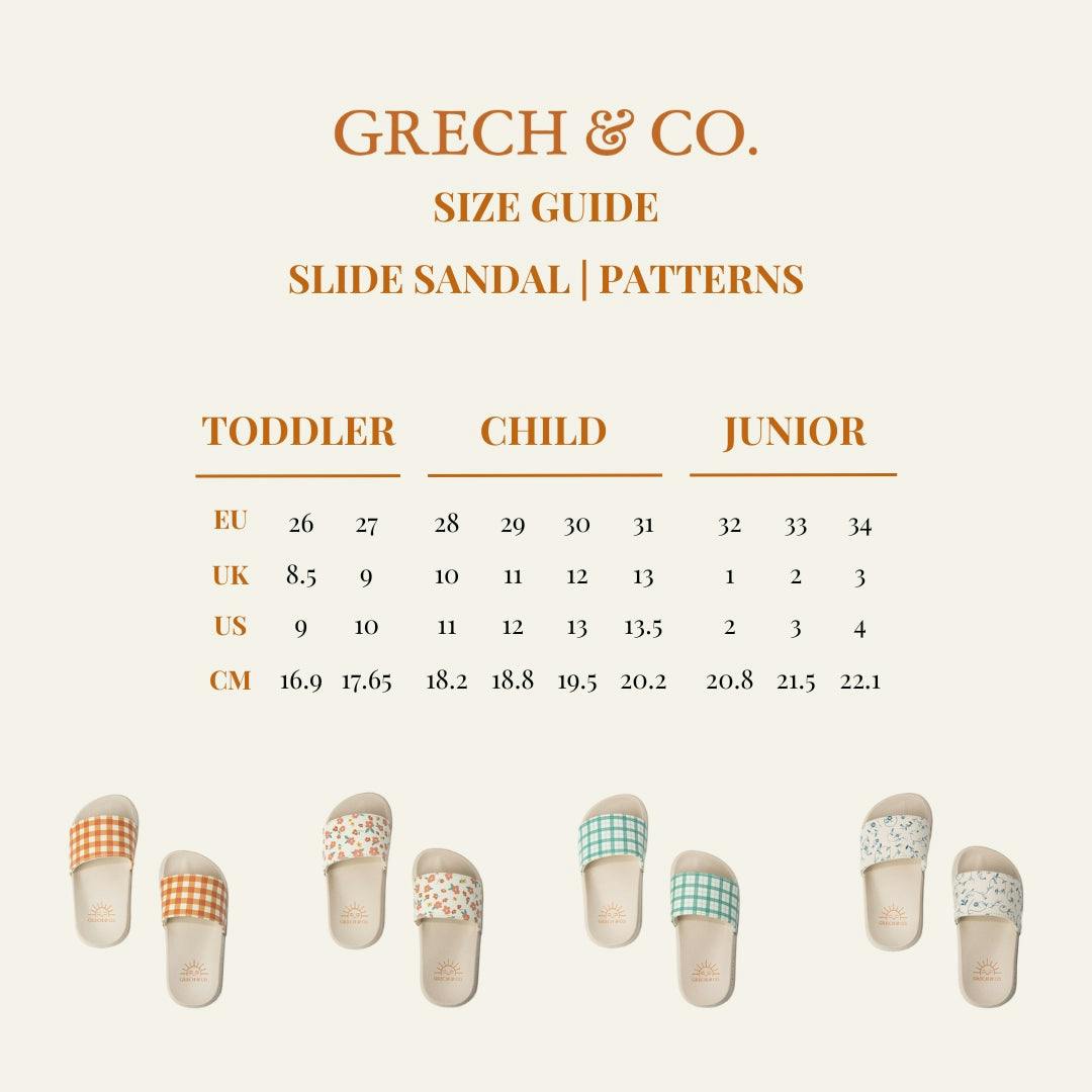 Slide Sandal | Patterns - Sienna Gingham