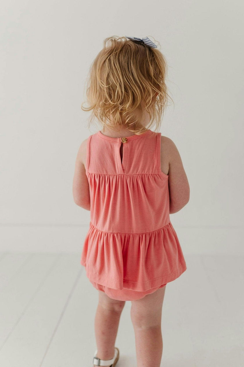 Baby Girl Double Peplum & Bloomer Set