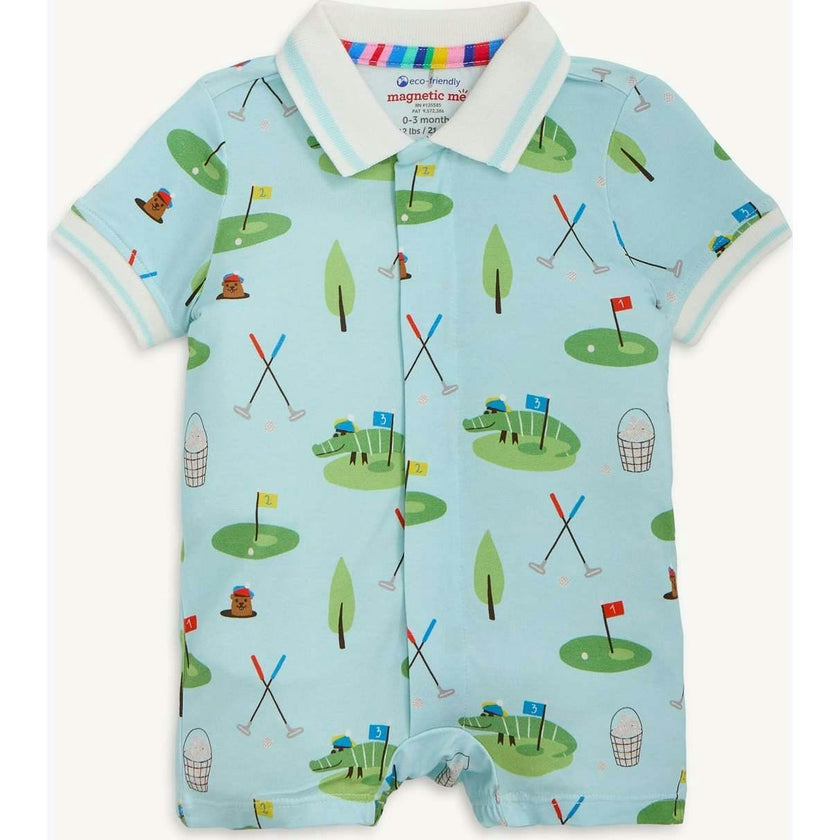 Magnetic Polo Romper