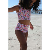 Santine Cherry Two Piece Tank