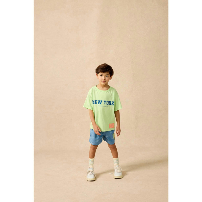 Organic Weekend Tee in Pistachio
