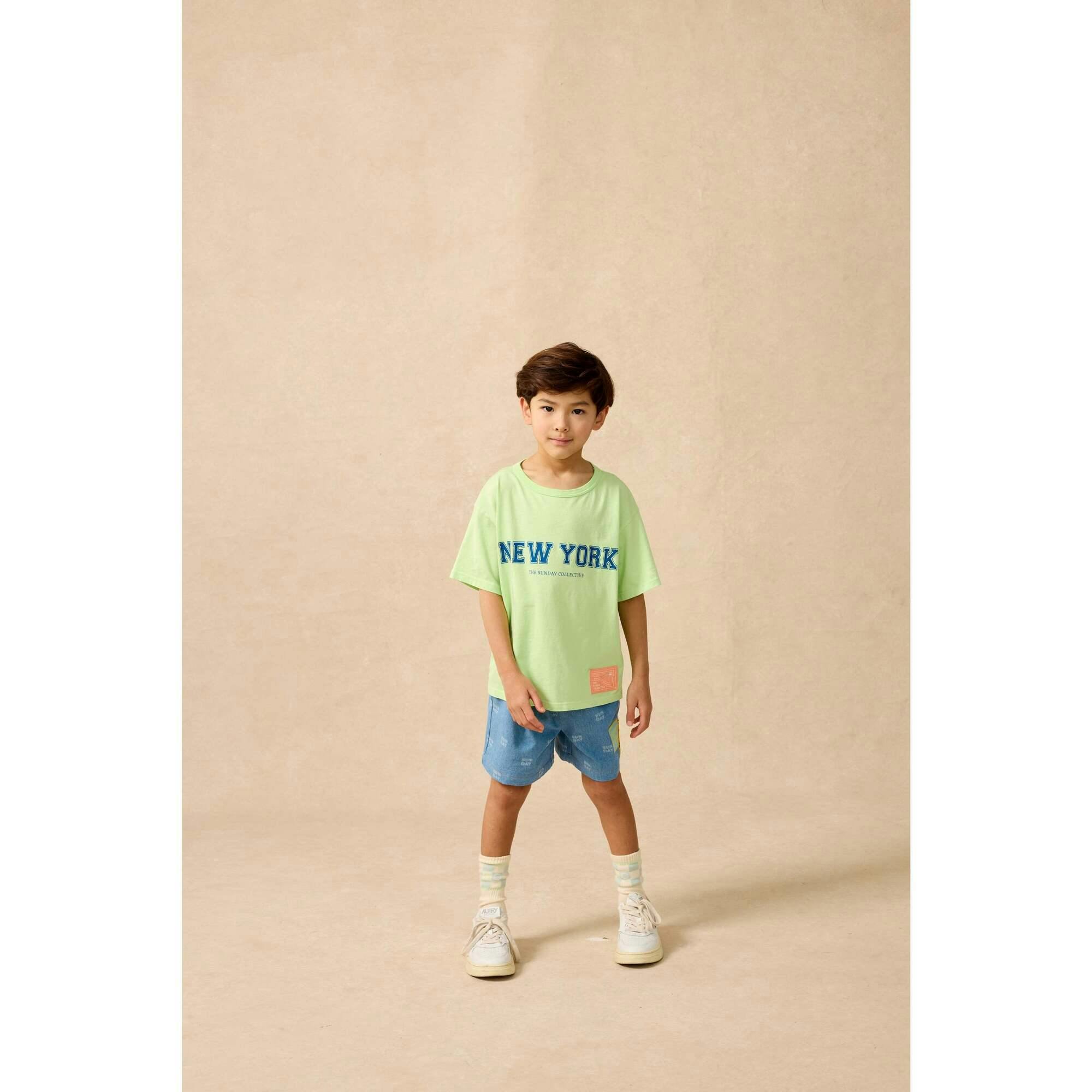Organic Weekend Tee in Pistachio