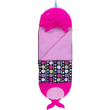 Happy Nappers: Pillow & Sleepy Sack: Medium - Neil The Pink Narwhal