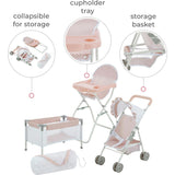 Olivia's Little World Baby Doll 3pc Nursery Set
