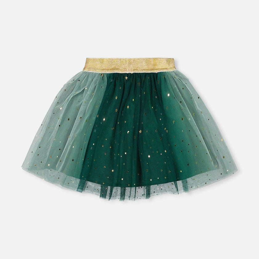 Mesh Skirt with Bow
