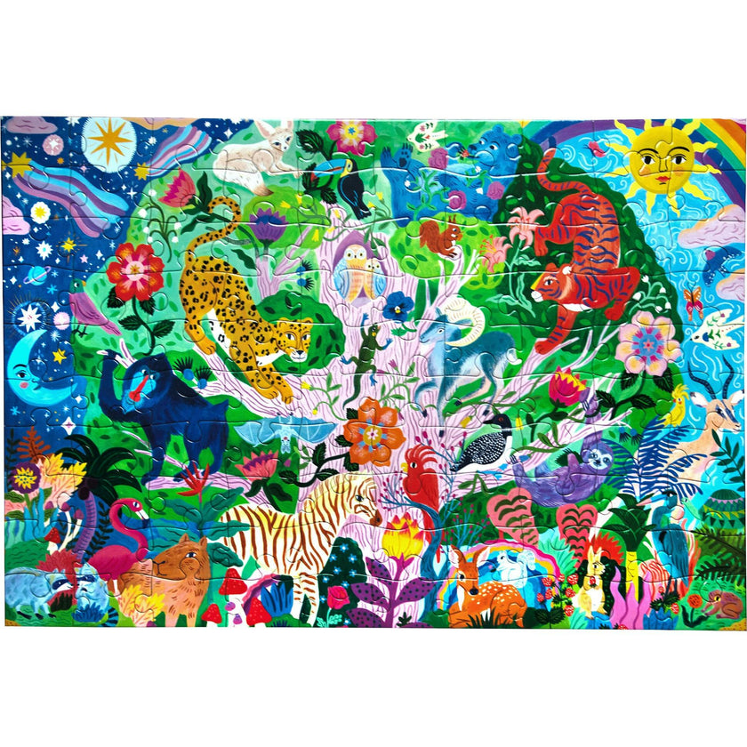 100 Piece Puzzle: Tree of Wildlife