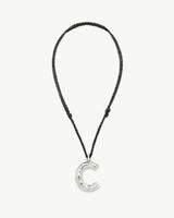Grande Monogram Necklace in Silver