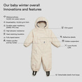 Zack baby winter overall "Forest"