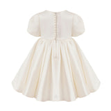 Ivory Suncrestia Pearl-Accented Occasion Dress