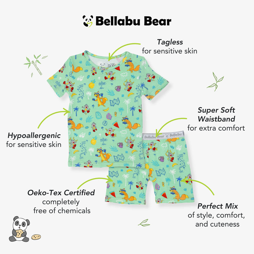 Dora: Boots' Jungle Adventure Bamboo Kids Pajama Short Set