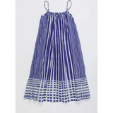 BALI STRIPED DRESS BLUE & WHITE