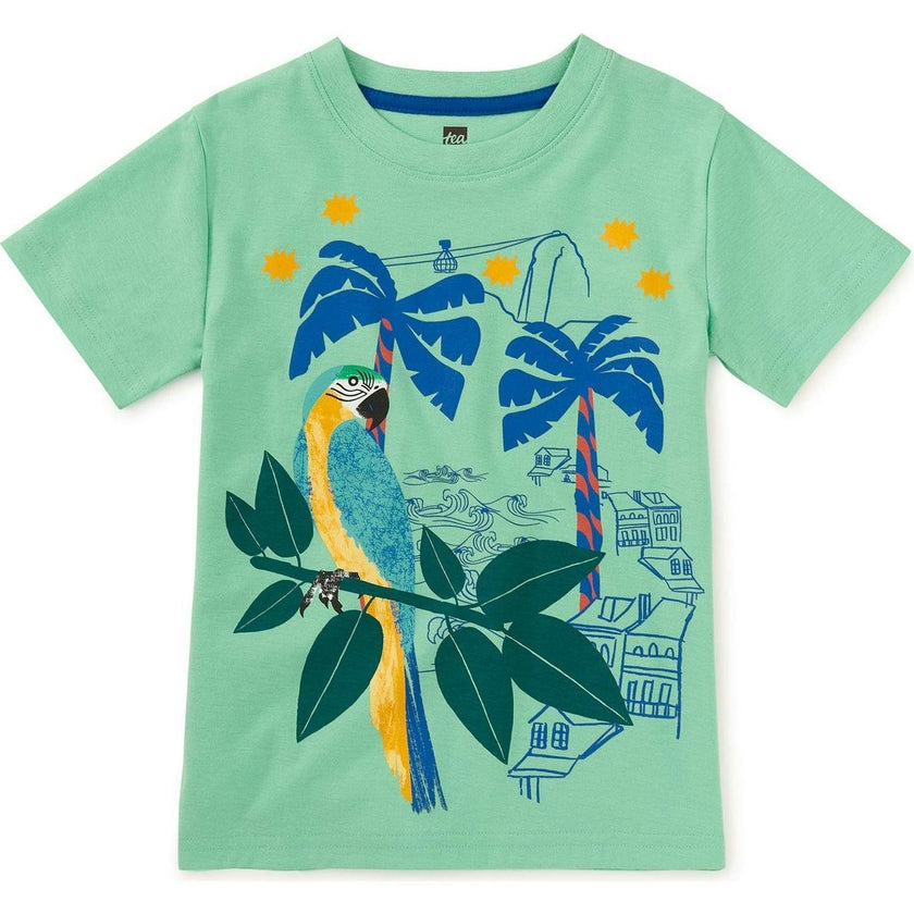 Rio Scenic Graphic Tee, Green