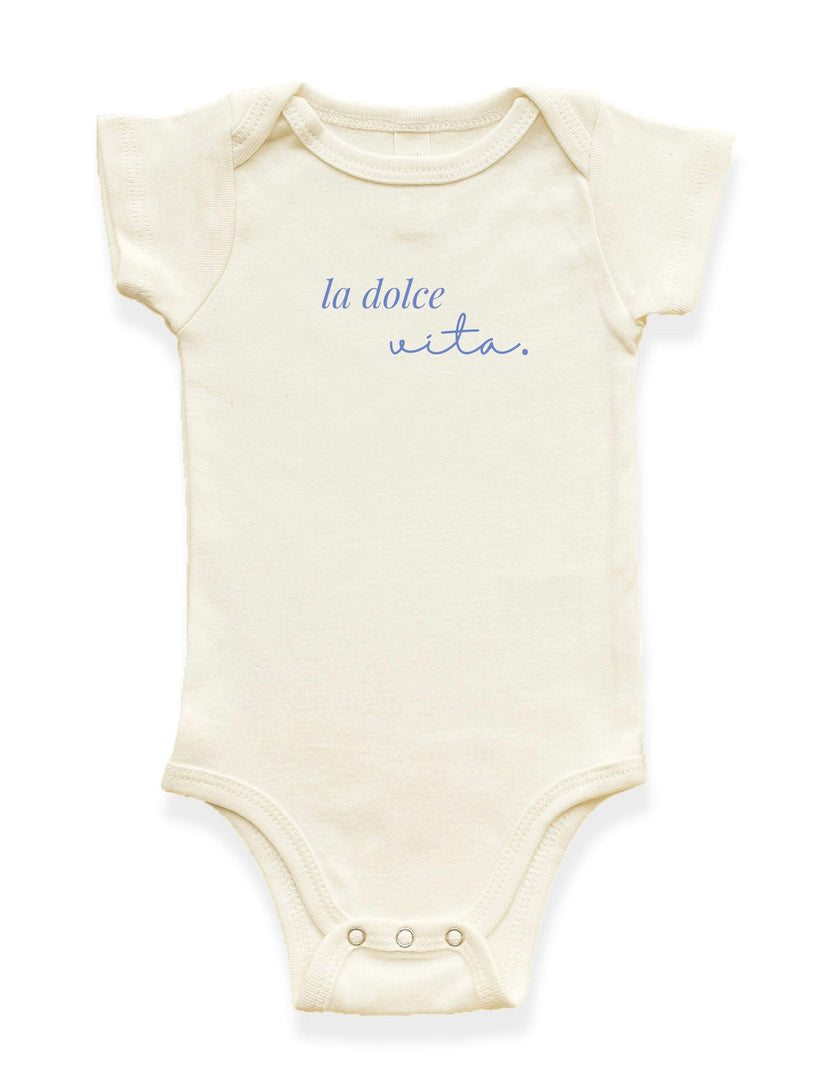 La Dolce Vita Organic Cotton Baby Bodysuit
