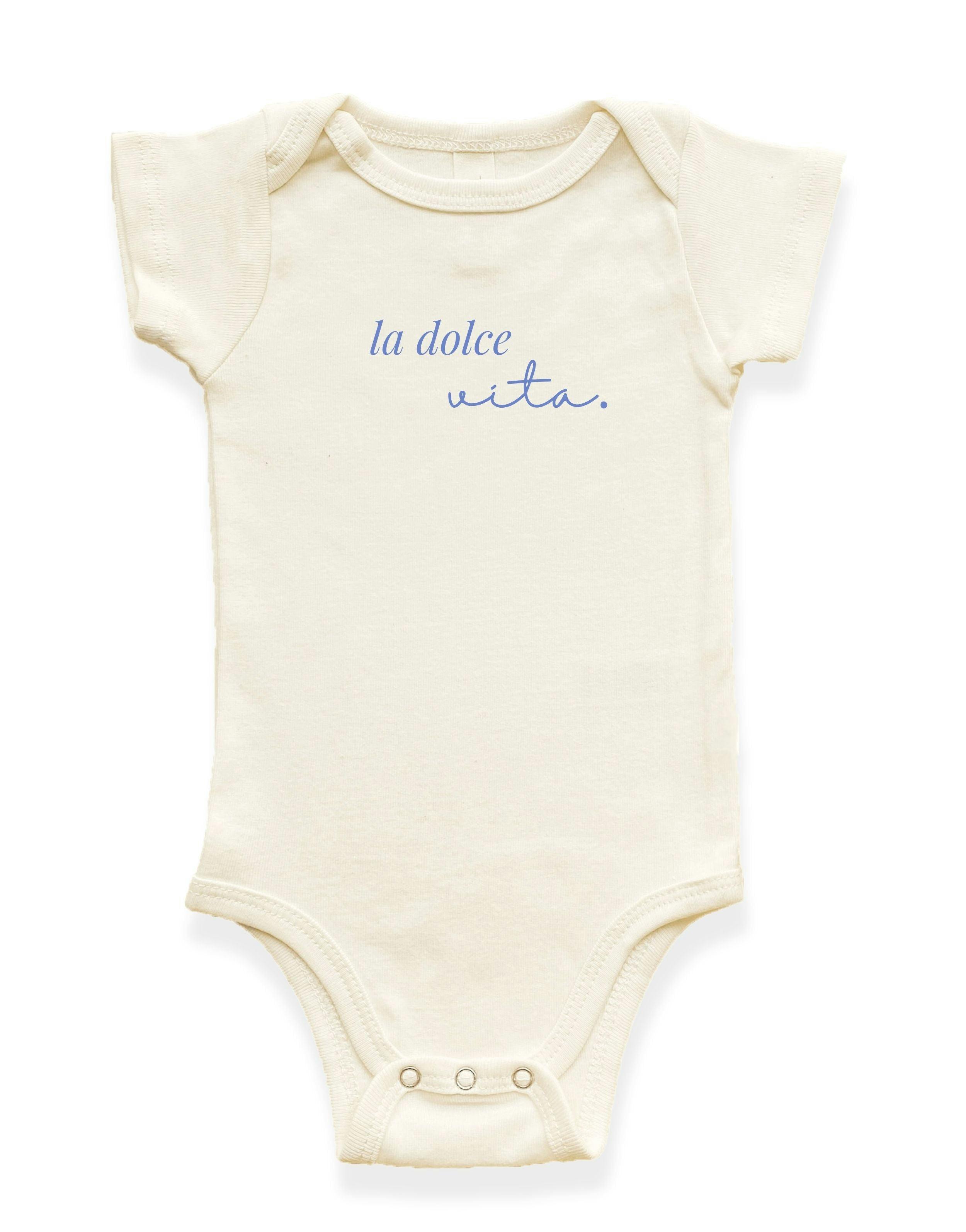 La Dolce Vita Organic Cotton Baby Bodysuit