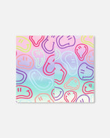 Stretch Jersey Neck Tube Multicolored Printed Smileys