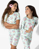 Petals & Posies Bamboo Kids Pajama Short Set