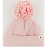 Dusty Pink Pom Hat