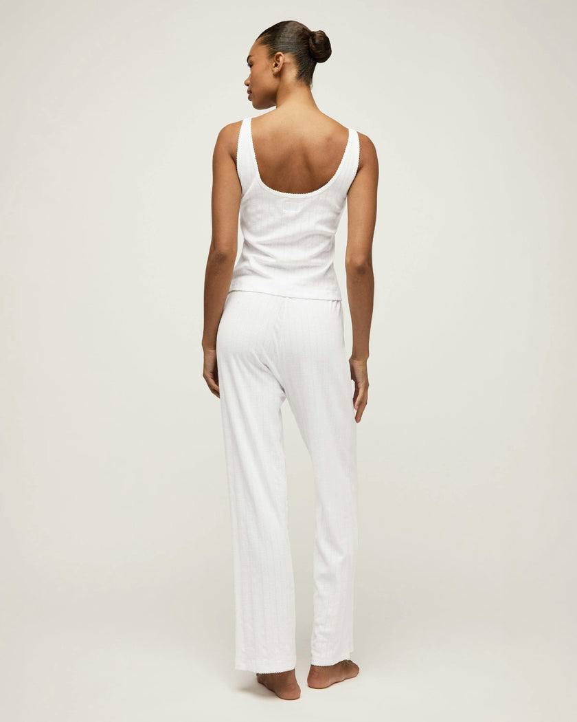 Women's Pointelle Pant in White