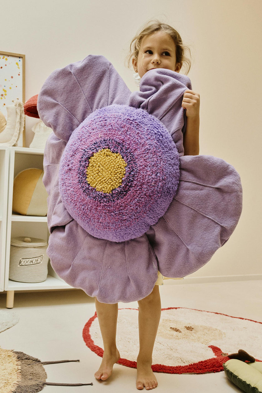 Floor Cushion Red Poppy