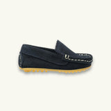 Toddler Antton Driver Moccasin | Blue Suede
