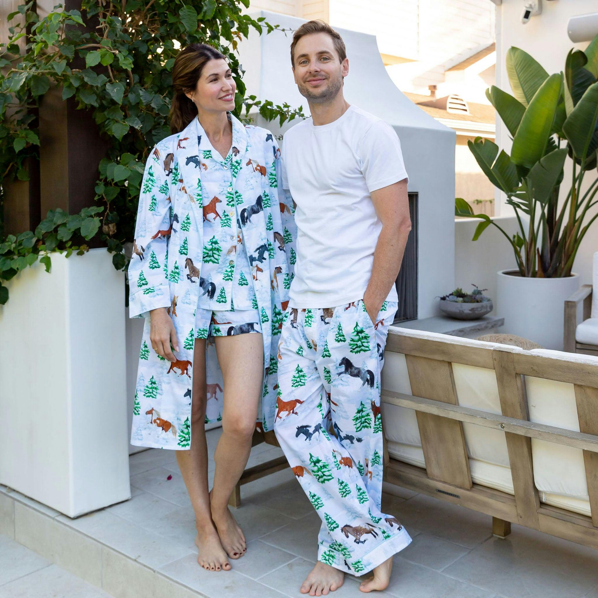 Men's Skydog Wild & Free PJ Pants - Organic Cotton Poplin