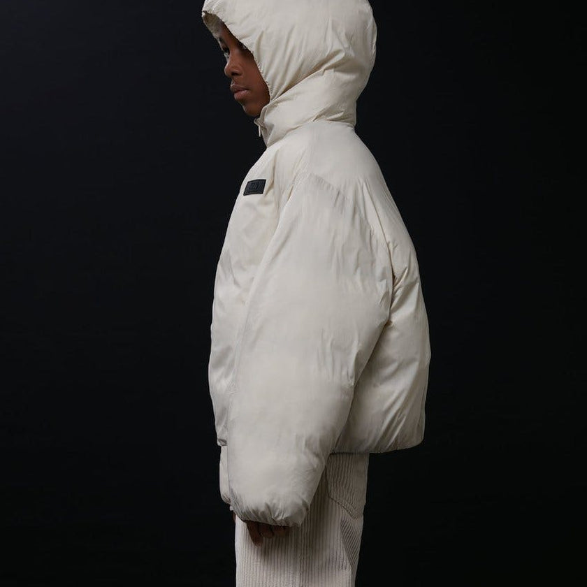 Cropped Lightweight Reversible Puffer