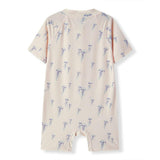 Sunset Jellyfish Zipper Shortall Swimsuit