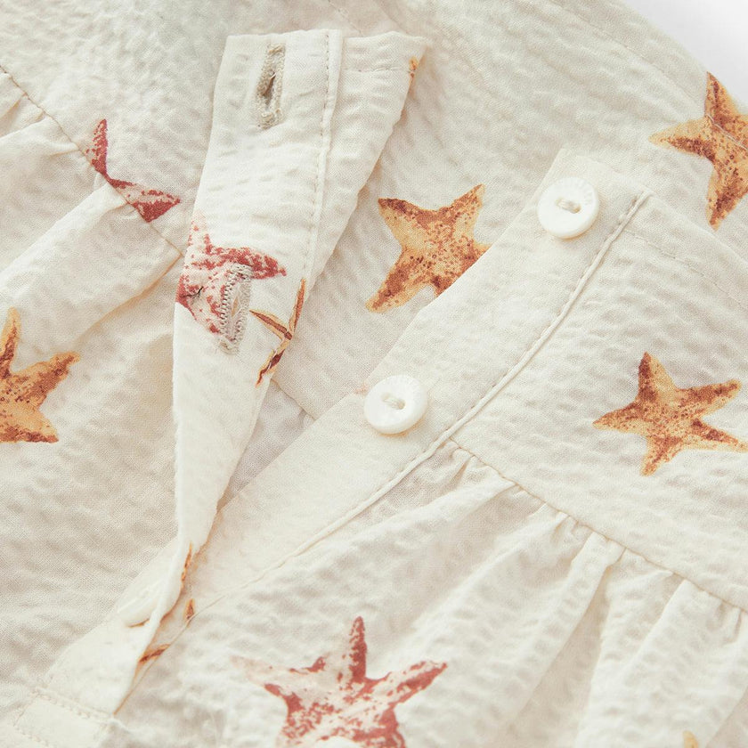 Starfish Dreams Ruffle Tiered Dress