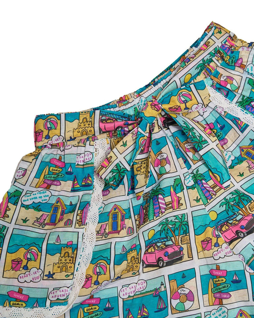 Girls Cotton Shorts – Lightweight Summer Style (Bondi)
