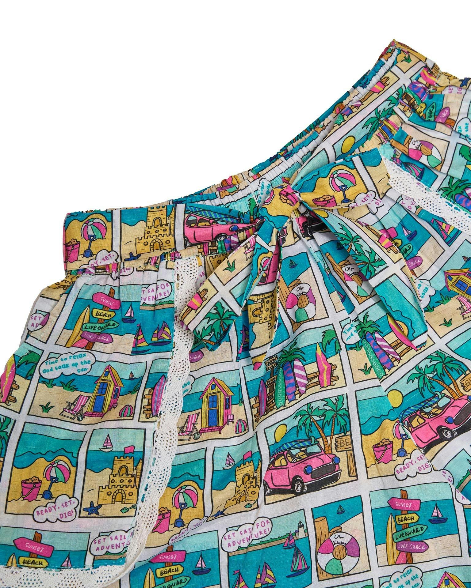 Girls Cotton Shorts – Lightweight Summer Style (Bondi)