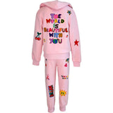Women's Doodle Art Set Pink Pink