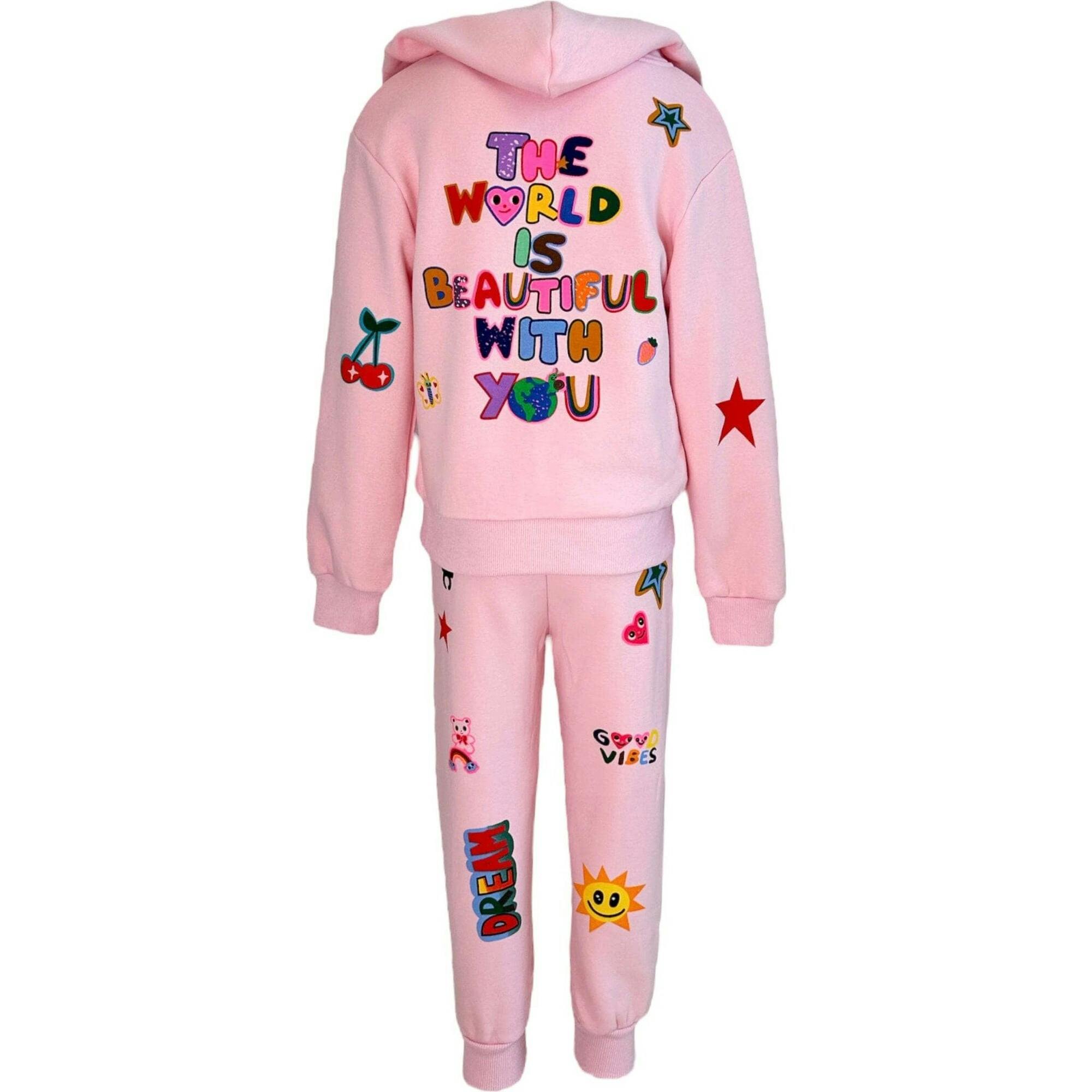 Women's Doodle Art Set Pink Pink
