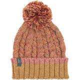 Kids Braided Pom Pom Beanie