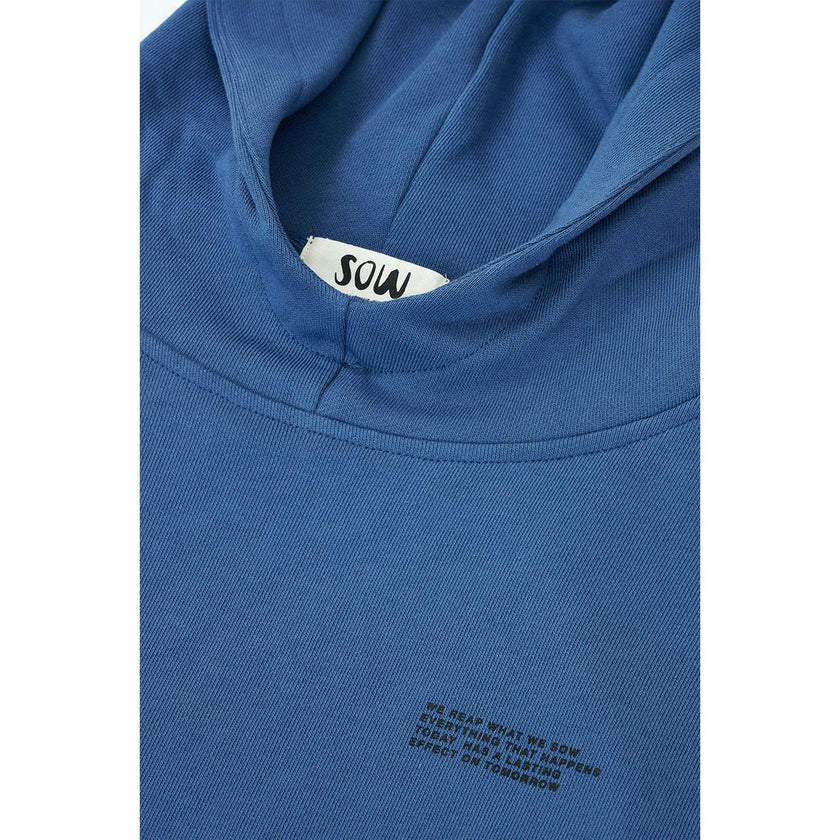Relaxed Cotton Hoodie With Print