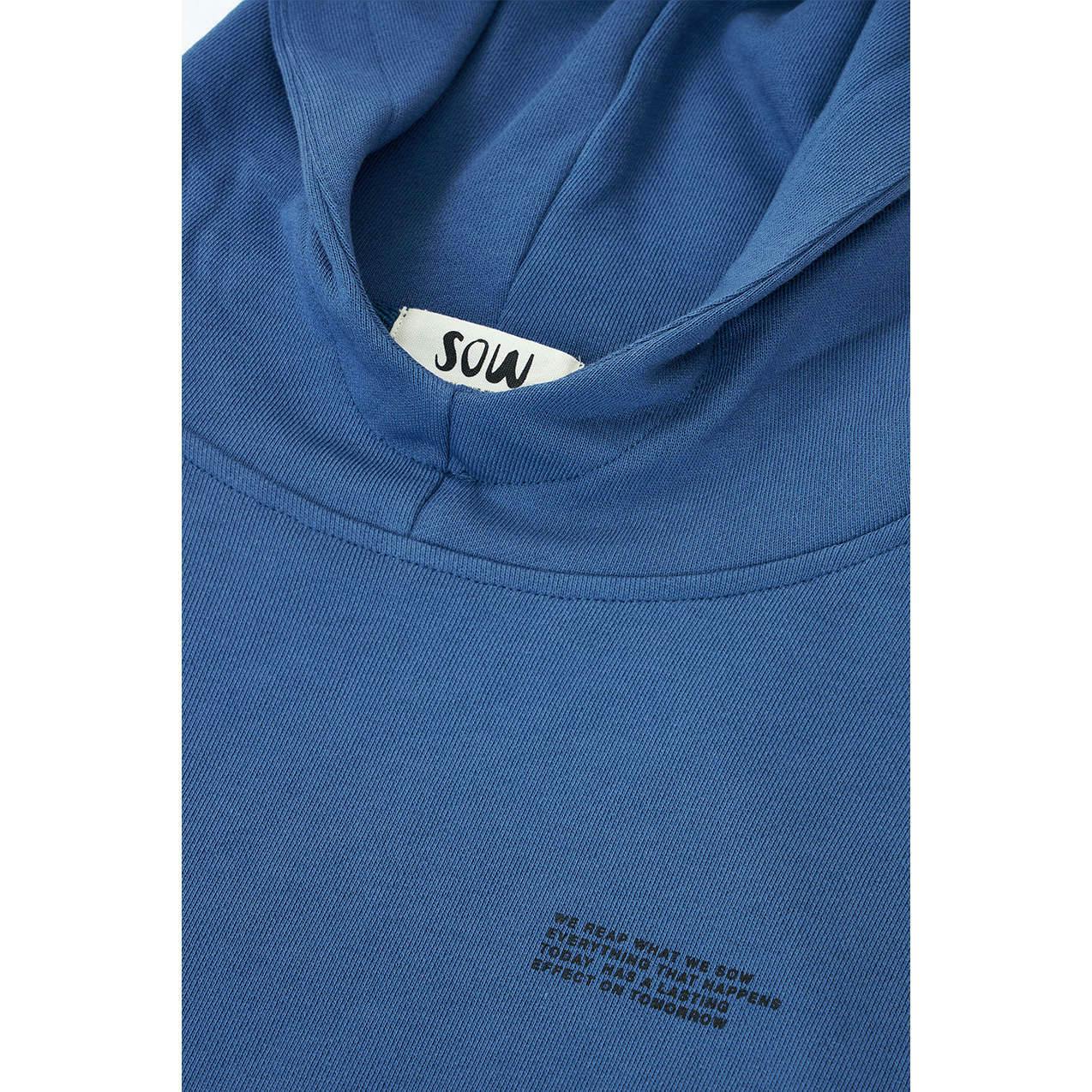 Relaxed Cotton Hoodie With Print