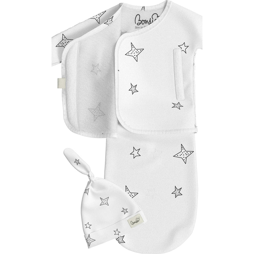 Bonsie Baby Onsie Bag and Hat